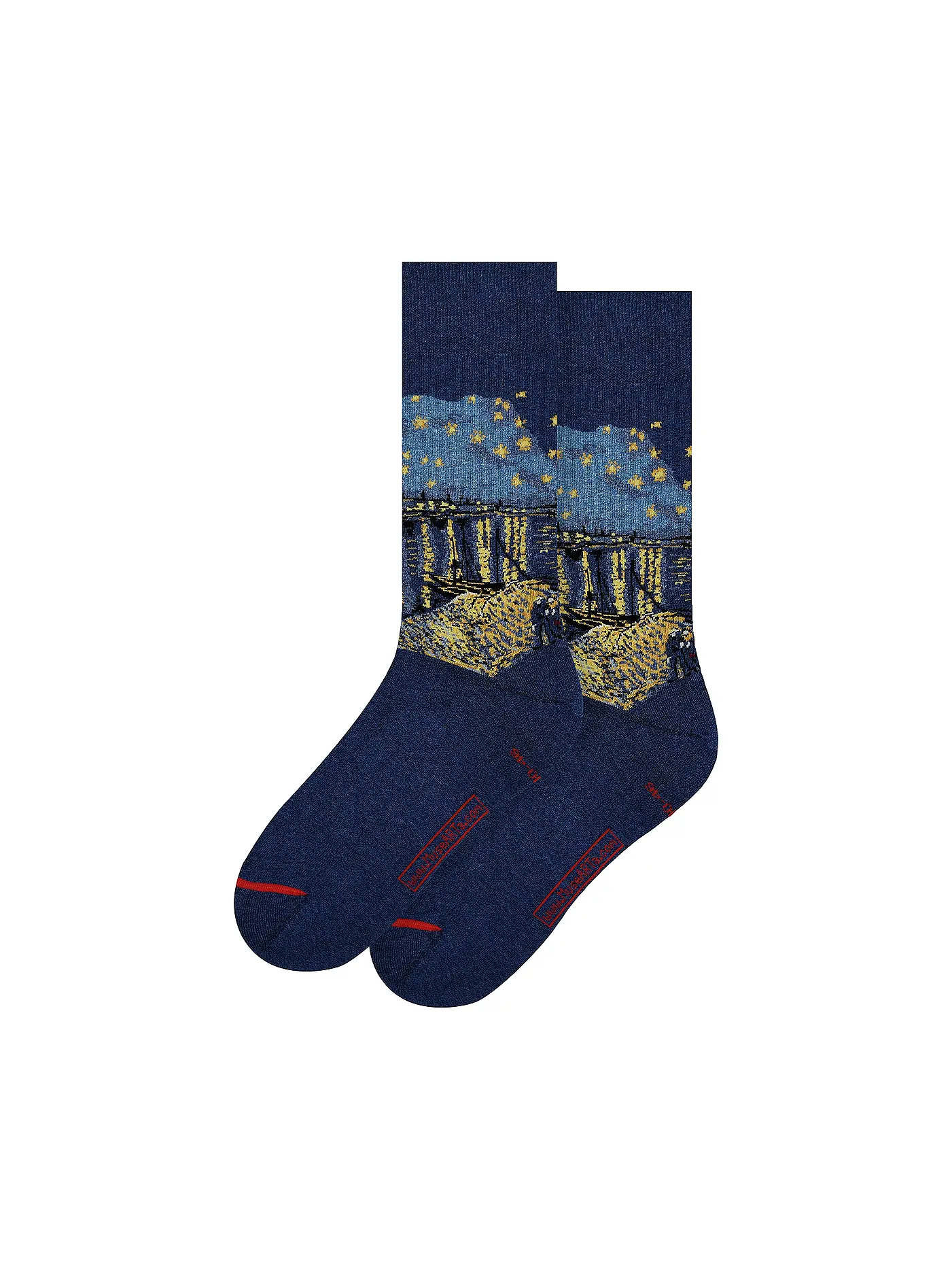 MUSEARTA | Herren Socken STARNIGHT RHONE - V. GOGH blue (46-49) | 